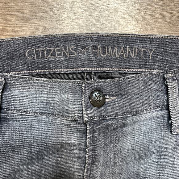 Citizens of Humanity Avedon Skinny High Rise Charcoal Gray Jeans Women's Size 25 - Picture 5 of 8